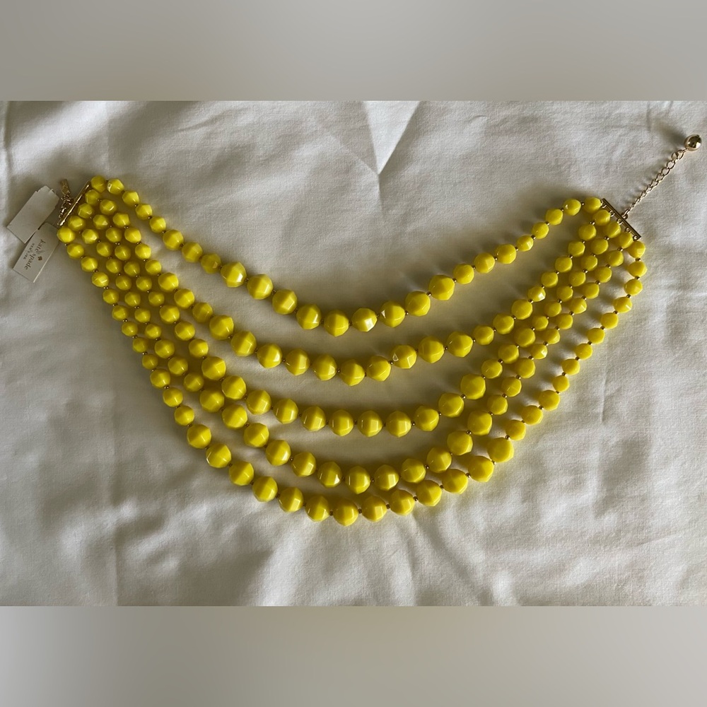 Kate Spade yellow necklace